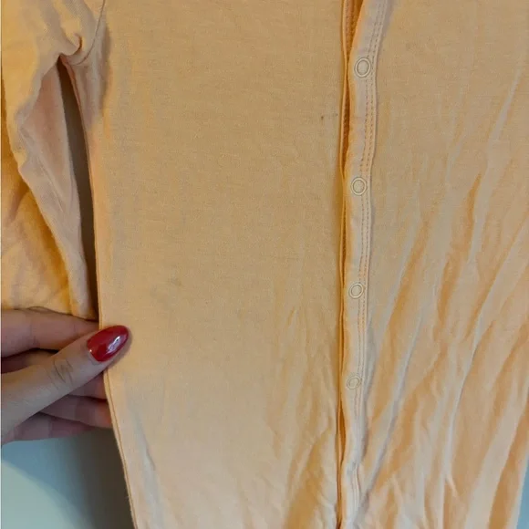 Kyte BABY Peach Kids Footie - Picture 3 of 4